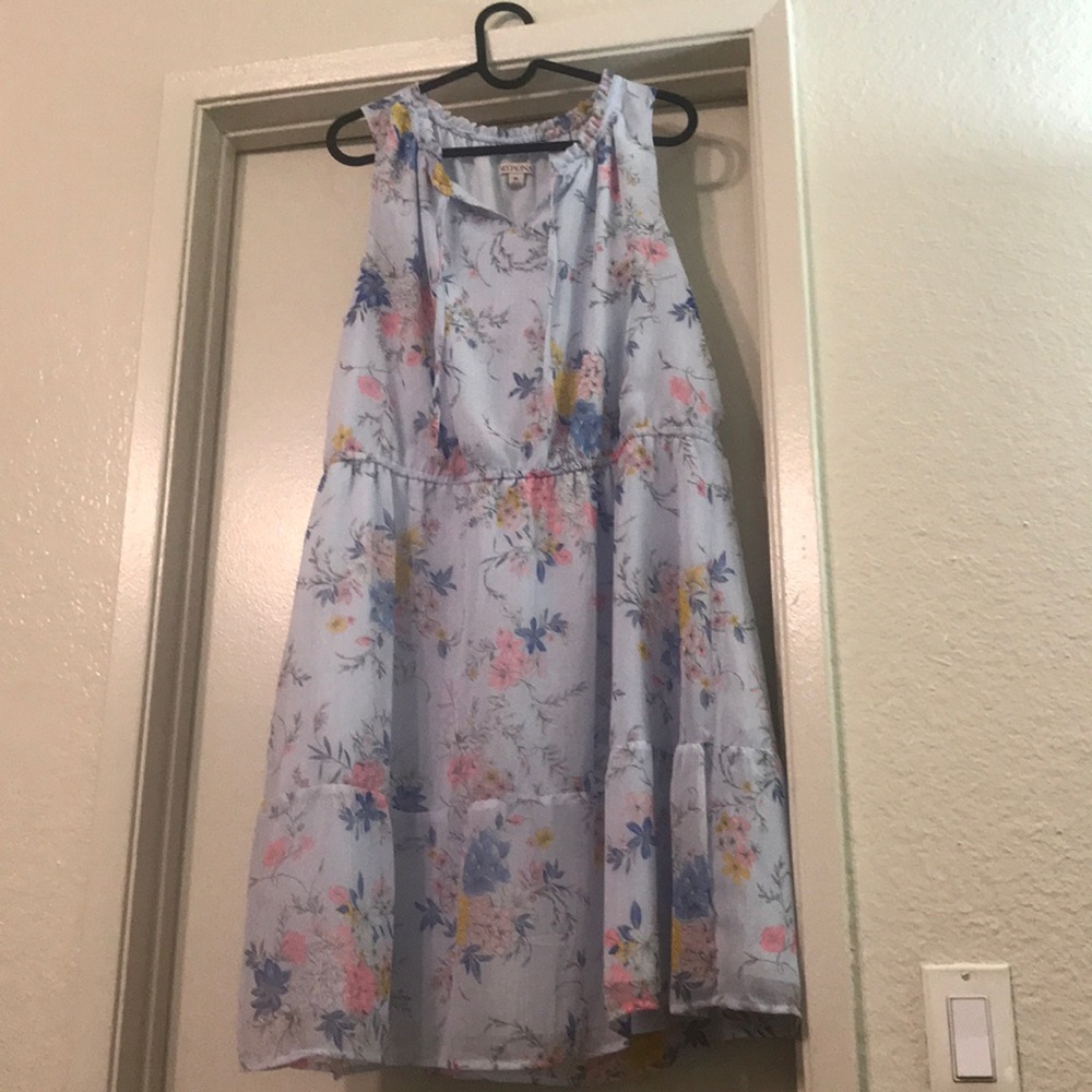 Merona Light Blue Floral Dress